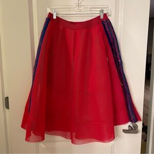 Adidas Red Mesh skirt